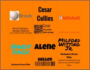 Avery Name Badge Template 74541