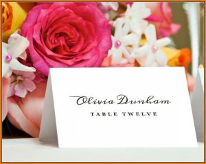 Avery Place Card Template 5302