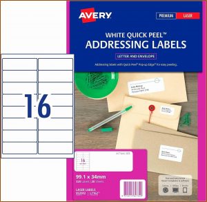 Avery Return Address Labels Template 5267