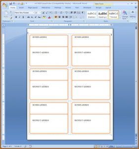 Avery Shipping Label Template 5164