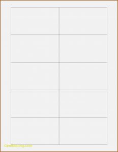 Avery Table Tent Template 5305