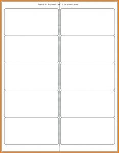 Avery Ticket Template 8 Per Sheet