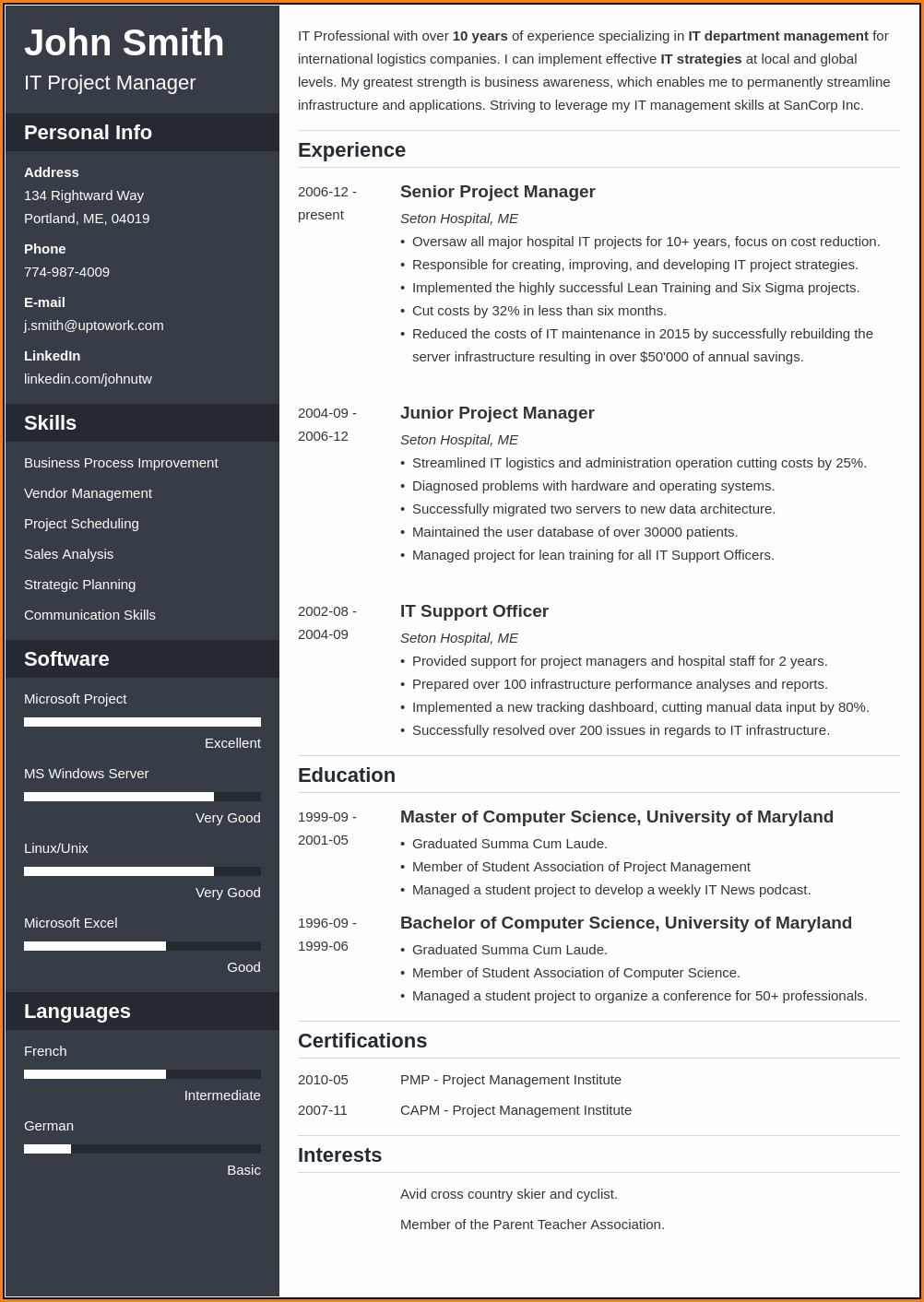 Best Resume Builder Online