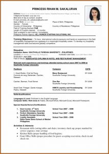 Best Resume Format Download