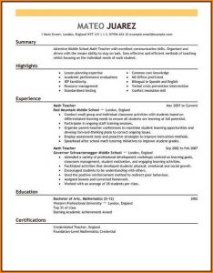 Best Teacher Resume Templates