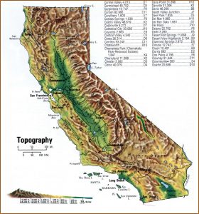 California Topo Map