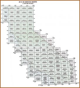 California Topo Map Index