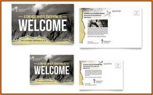 Church Postcard Templates Free