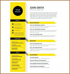 Colorful Resume Templates Free Download