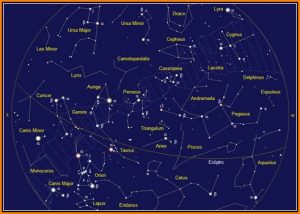 Constellations Map Northern Hemisphere Summer