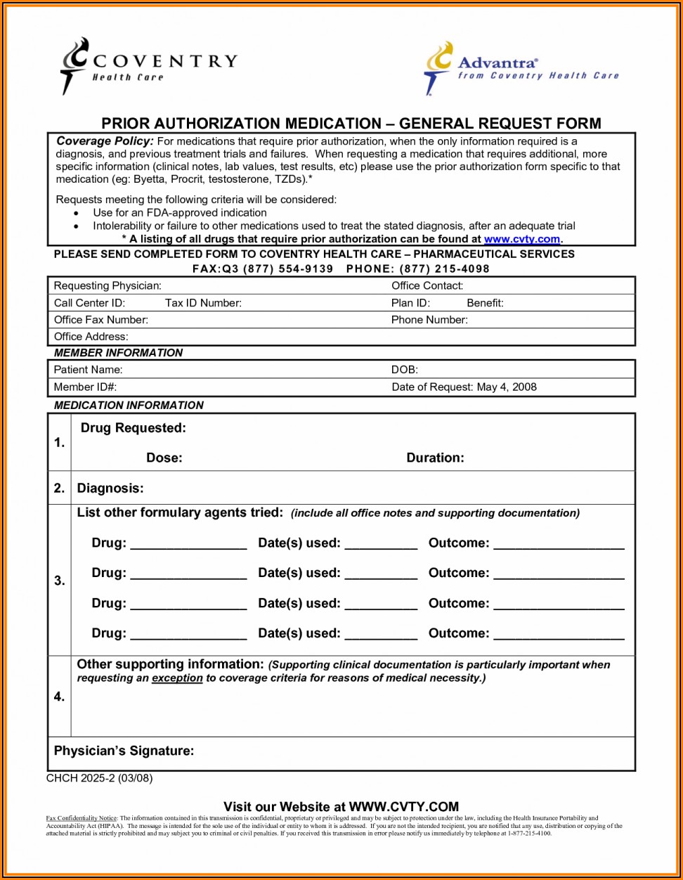 Covermymeds Prior Authorization Forms