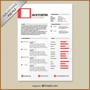 Creative Resume Templates For Freshers Free Download