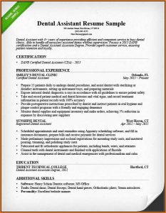 Dental Assistant Resumes Examples
