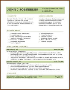 Download Free Professional Resume Templates