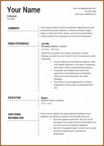 Download Resume Templates