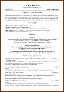 Editable Resume Template For Freshers