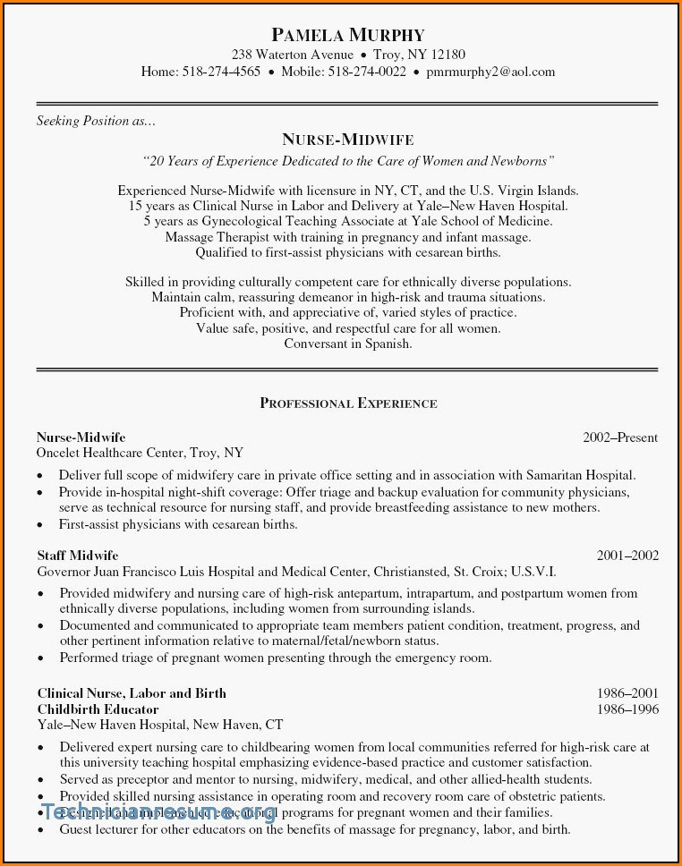 Examples Of Er Rn Resumes