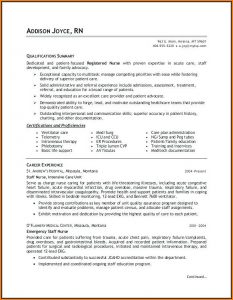 Examples Of Rn Resumes Objectives