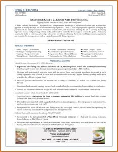 Executive Chef Resume Template