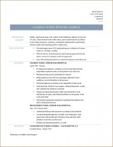 Experienced Nurse Resume Template