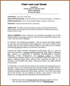 Federal Resume Builder Free