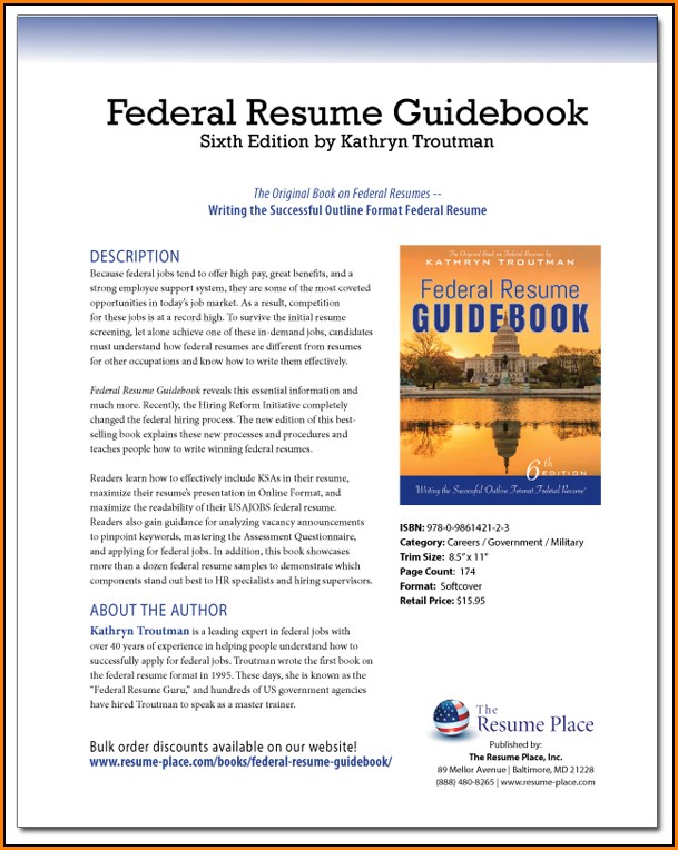 Federal Resume Guidebook