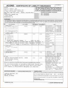 Fillable Acord Forms