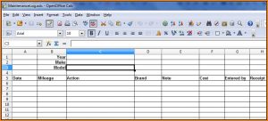 Fleet Vehicle Maintenance Log Template Excel