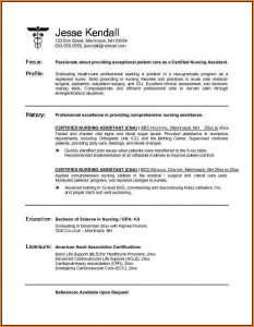 Free Cna Resume Builder