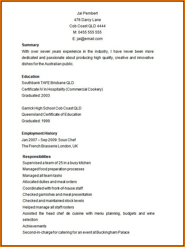 Free Editable Resume Template Microsoft Word