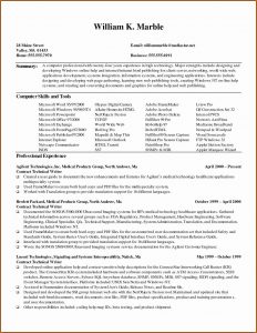 Free Medical Resume Templates Microsoft Word