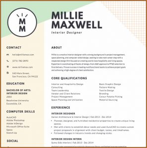Free Online Resume Maker Canva