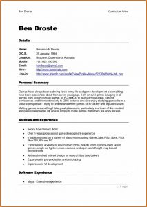 Free Printable Resume Samples