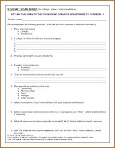 Free Printable Resume Template For Highschool Students