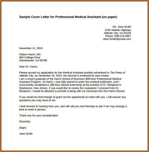 Free Professional Cover Letter