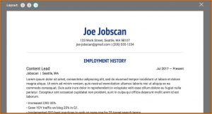 Free Resume Builder