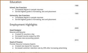 Free Resume Builder For Freshers India