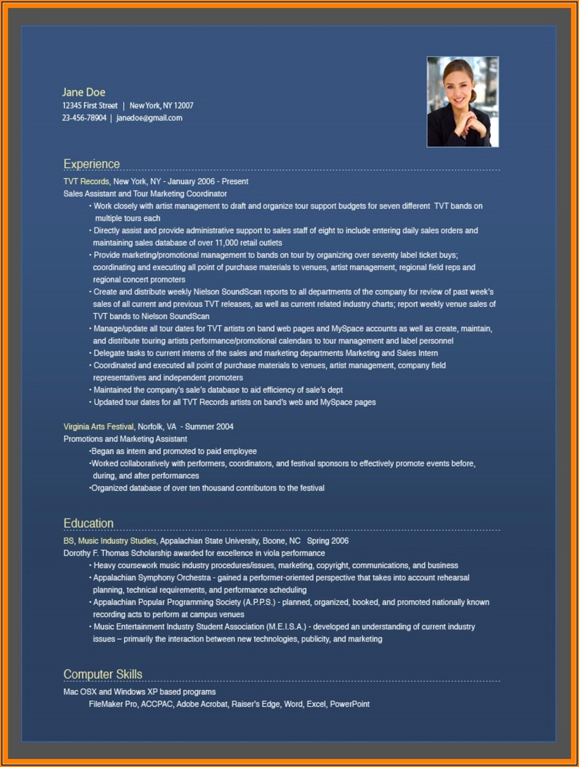 Free Resume Builder Online And Download