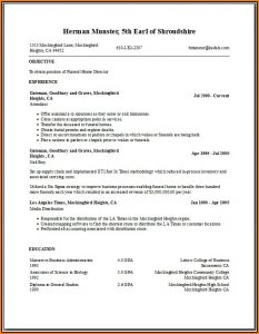 Free Resume Builder Template