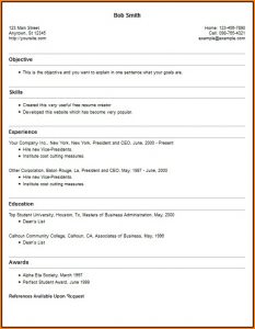 Free Resume Creator Online