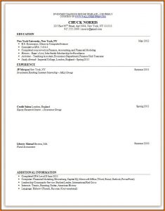 Free Resume Format Pdf