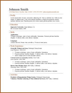 Free Resume Templates To Download