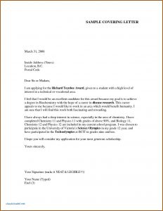 Free Sample Cover Letter For Job Application Pdf