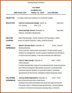 Free Student Resume Templates