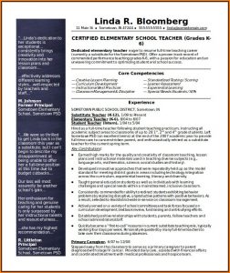 Free Teacher Resume Templates