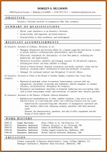 Functional Executive Resume
