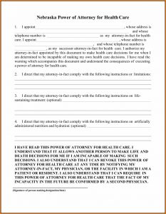 Health Care Power Of Attorney Form Arizona