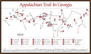 Map Of Appalachian Trail In Georgia