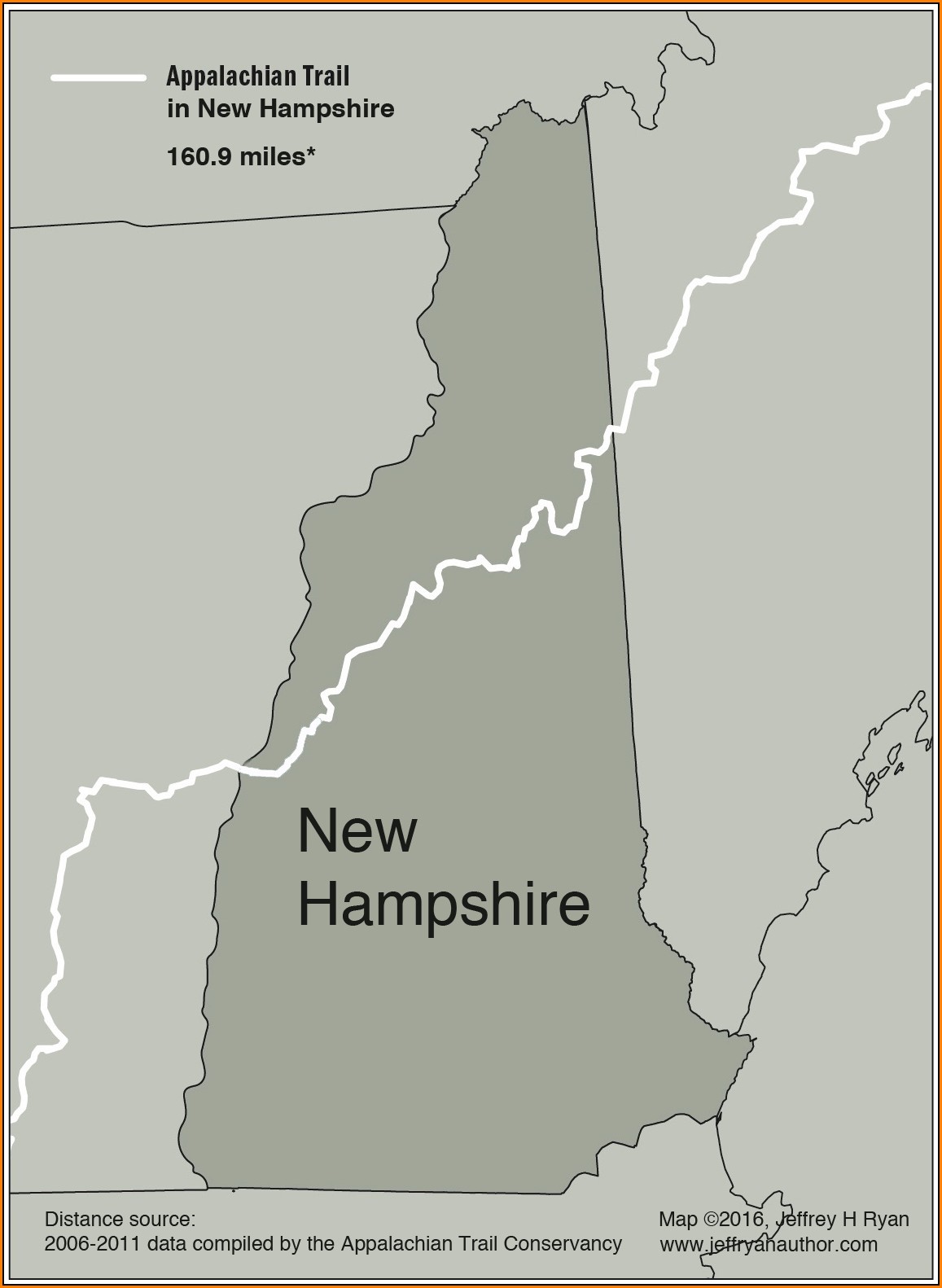 Map Of Appalachian Trail In New Hampshire