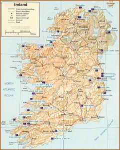 Map Of Ireland Golf Courses